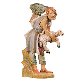 Shepherd with lamb 30 cm - Fontanini statue