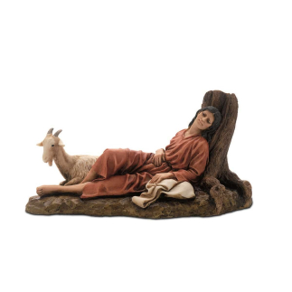 Sleeping figure, 15 cm - Landi Moranduzzo figurines