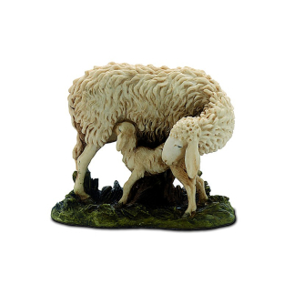 Sheep and lamb for 15 cm - Landi Moranduzzo figurines