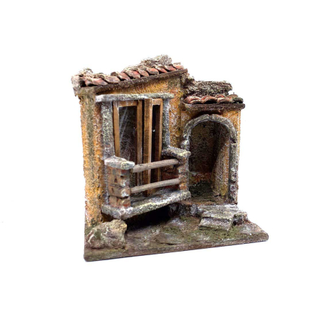 Nativity scene house for 6 cm figurines