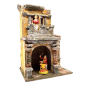 Nativity scene figurine house, 6 cm