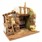 Barn for 10 cm nativity scene figurines