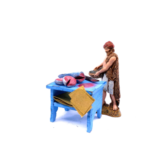 Fishmonger’s table for 10 cm nativity figurines