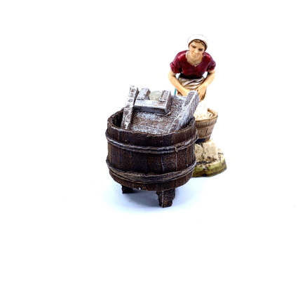 Washbasin for laundress for 10 cm nativity figurines