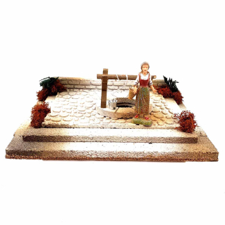 Arabian square with well for 6–10 cm figures.