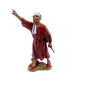 Dark-haired man with raised arm 8 cm - Landi Moranduzzo figurines