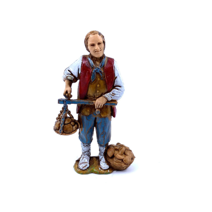 Mushroom seller 8 cm - Landi Moranduzzo figurines