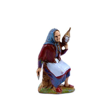 Woman Spinning, 8 cm - Landi Moranduzzo figurines