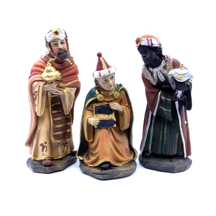 Three Wise Men for 11 cm nativity figurines