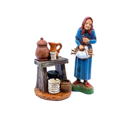 Small table with jugs