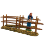 2 fences with 4 posts