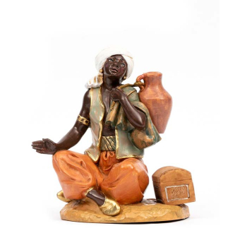 Seated Moor 30 cm - Fontanini Statue