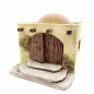 Palestinian nativity scene house - 6/6.5 cm figurines