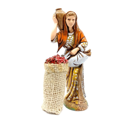 Chili pepper sack, 7 cm. For 12–20 cm figurines.