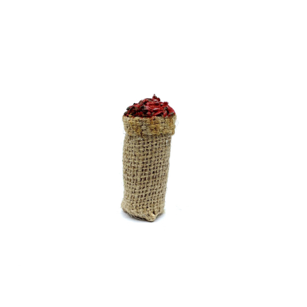 Chili pepper sack, 7 cm. For 12–20 cm figurines.