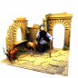 Old man with dog (in motion)