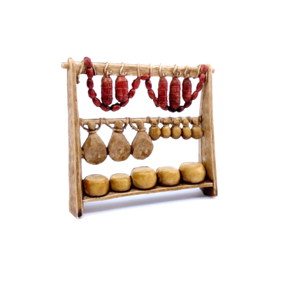 Landi Butcher's Counter series, 6/10 cm - Landi Moranduzzo figurines