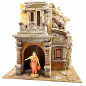 House with terrace for 10 cm figurines