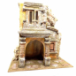 House with terrace for 10 cm figurines