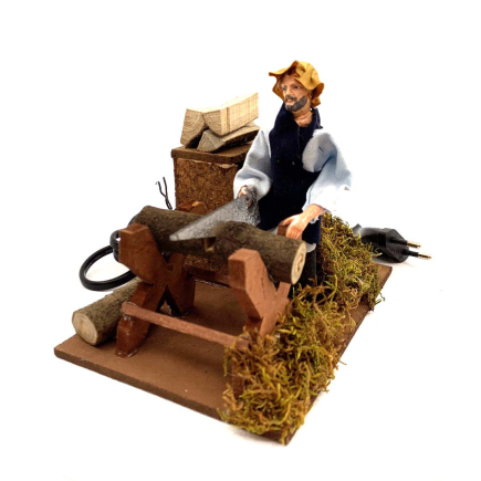 Animated woodcutter