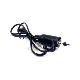 Small gust-of-wind flame lamp with cable and plug