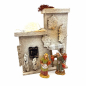 Double Palestinian façade with dome for 6–6.5 cm figurines