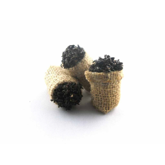 Sack of carob pods, 4/4.5 cm. For 10–15 cm figurines.