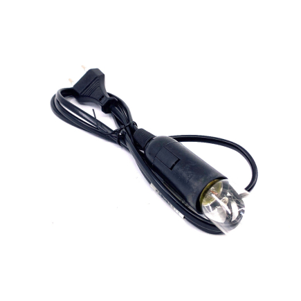 Lamp with cable and plug for nativity scene lighting
