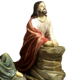 Jesus in Gethsemane - Set of 4 statues - Easter - 12-13 cm Series