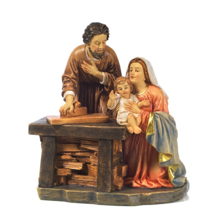 Mary, Jesus, Joseph the carpenter - Life of Jesus - 17-20 cm series