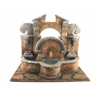 Fountain for nativity scenes with 10–12 cm figurines