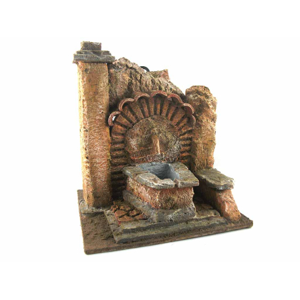 Fountain for nativity scenes with 10–12 cm figurines
