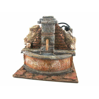 Fountain for nativity scenes for 10–12 cm figurines