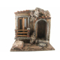Type F house for nativity scenes for 10 cm figurines - 25 x 16 x 20 cm
