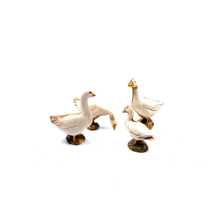 2 geese for 10 cm figures - Landi Moranduzzo figurines