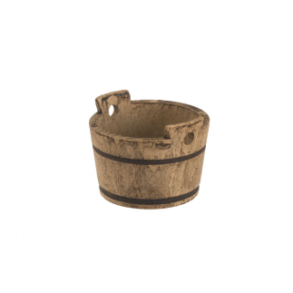 Wooden tub, diameter 3.5 cm