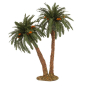 Double palm height 25 cm