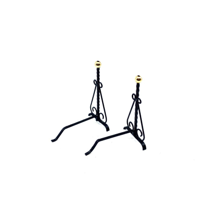 Pair of andirons