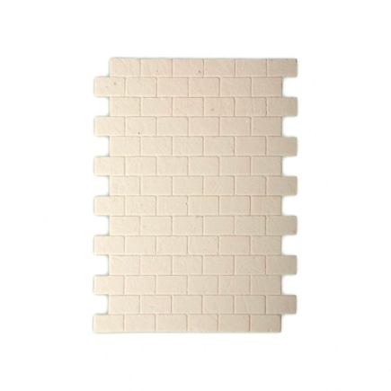 Neutral modular nativity scene paving 33 x 25 cm