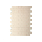Neutral modular nativity scene paving 33 x 25 cm