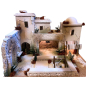 Two-level Arab (Palestinian) nativity scene for 10 - 8 - 6.5 - 6 cm figurines Two-level Arab (Palestinian) nativity scene for 10 - 8 - 6.5 - 6 cm figurines