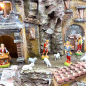 Nativity village with wash area for 6 cm figurines Nativity village with wash area for 6 cm figurines