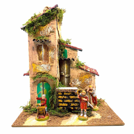 Country house / rural farmhouse for 6 cm nativity figurines