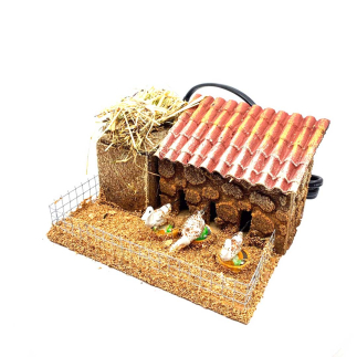Moving farm animals for 12 cm nativity figurines
