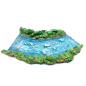 Waterproof resin stream - left curve