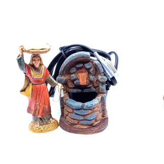 Resin nativity scene fountain - Model A