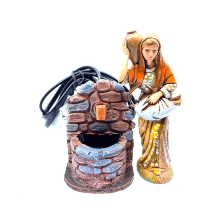 Resin nativity scene fountain - Model F