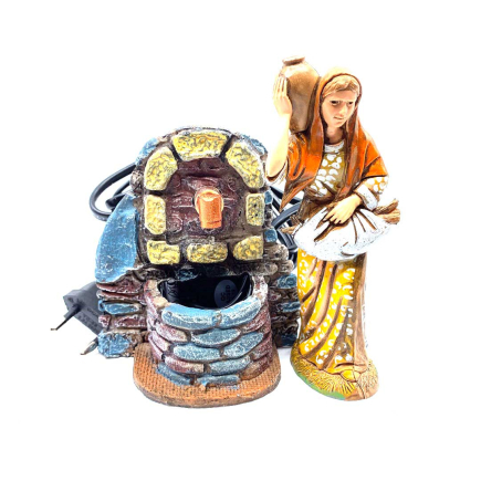 Resin nativity scene fountain - Model D