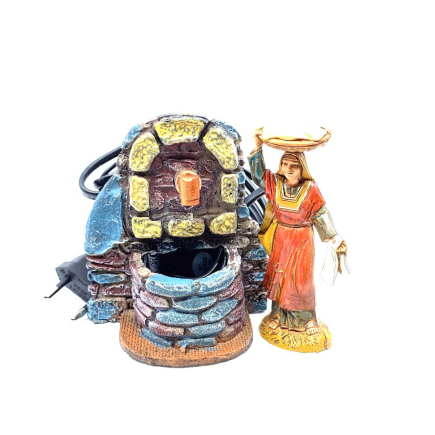 Resin nativity scene fountain - Model D